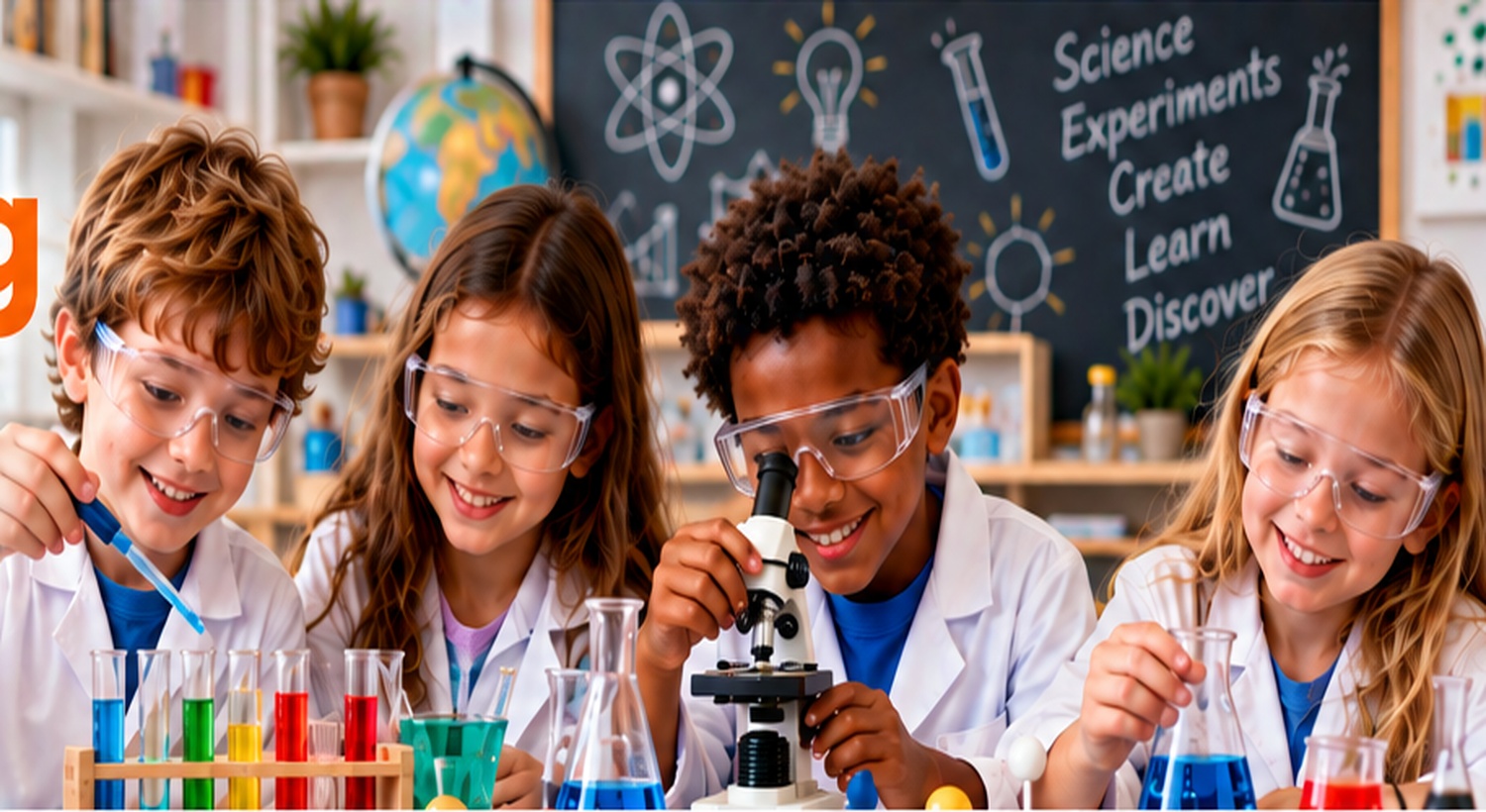 Students conducting hands-on science experiments